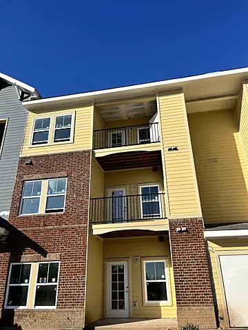Balcony railing package, three stories, Garden-style multifamily